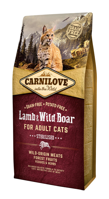 Carnilove Cat Lamb & Wild Boar for Sterilised