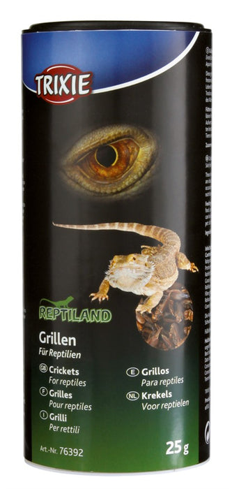 Proteinrik foder för reptiler, perfekt komplement till levande föda. Passar även små däggdjur. Främjar tillväxt, muskelutveckling och allmänhälsa.