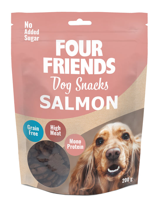 FourFriends Dog Snacks Salmon 200g 6-pack