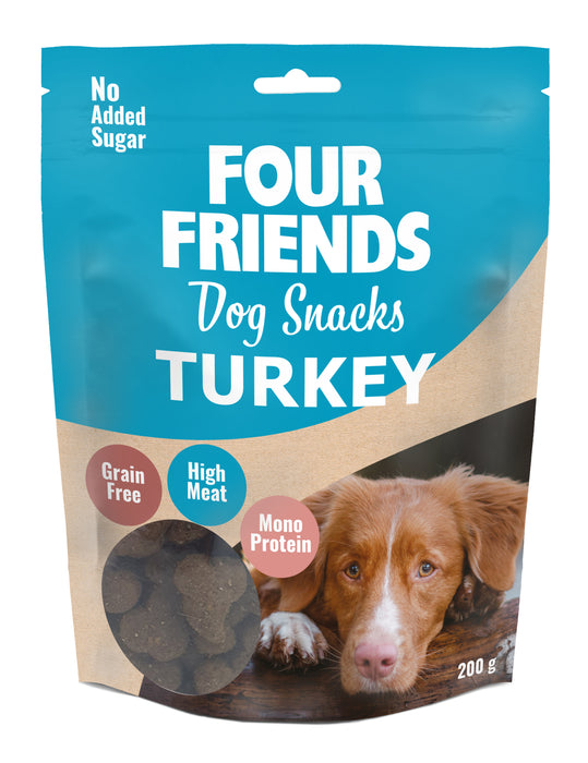 FourFriends Dog Snacks Turkey 200g 6-pack