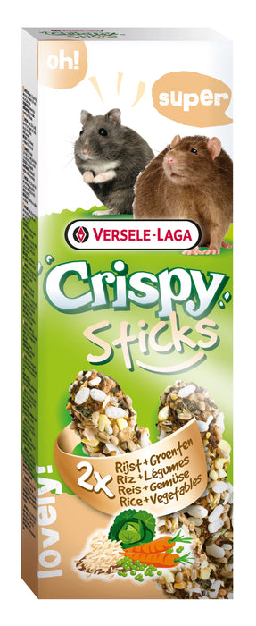Versele-Laga Crispy Sticks Hamsters & Rats Rice & Vegetables