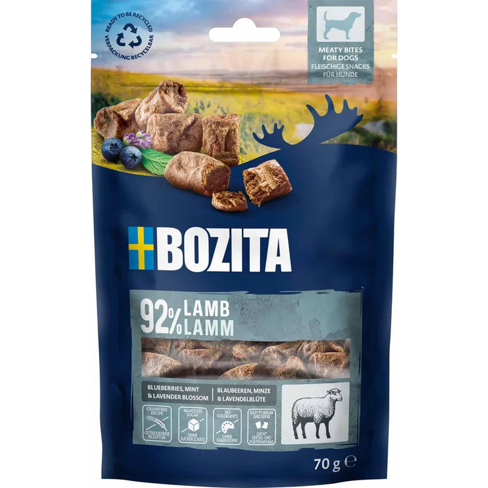 BOZITA SNACKS MEATY BITES LAMB 70G 10ST