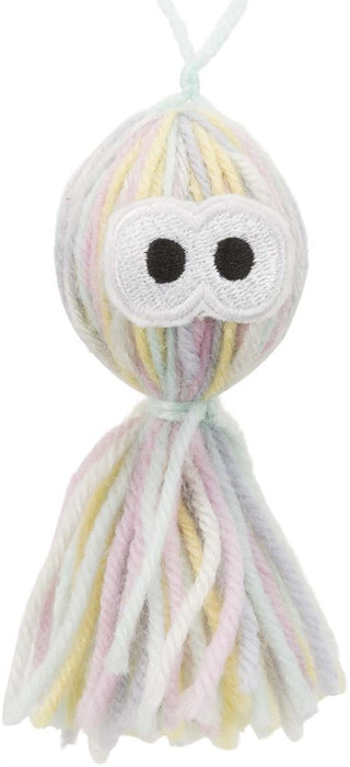 Octopus kattleksak i plast och polyester med bjällra. Mjuk, slitstark design som stimulerar kattens lekfullhet och jaktinstinkter.