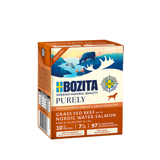 Bozita Laxpaté Hundfoder - Spannmålsfritt & Rikt på Omega-3 (6x370g)