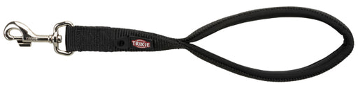 Koppel i högkvalitativt nylon med vadderat neoprenhandtag för extra komfort och slitstyrka, idealiskt för hundpromenader.