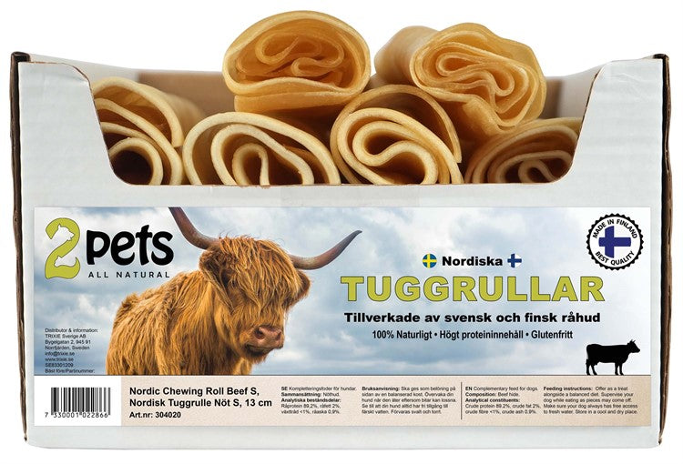 2Pets Nordisk Tuggrulle Nöt