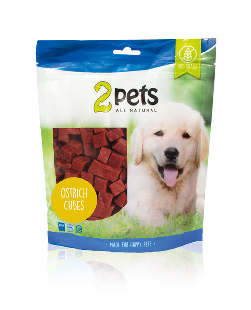 Hälsosamt hundgodis med 89,8 % struts, låg fetthalt och hög proteinhalt. Certifierat och veterinärbesiktat. Perfekt som belöning till din hund.