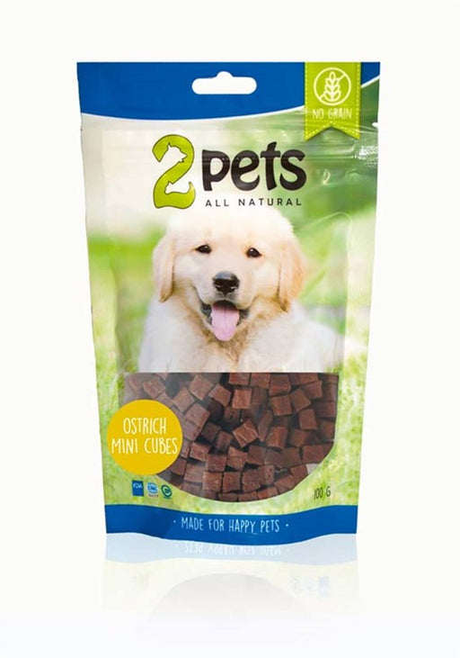 Naturligt hundgodis med strutskött och hög kötthalt, tillverkat i en certifierad fabrik för bästa säkerhet och kvalitet. Perfekt som belöning eller mellanmål för din hund.