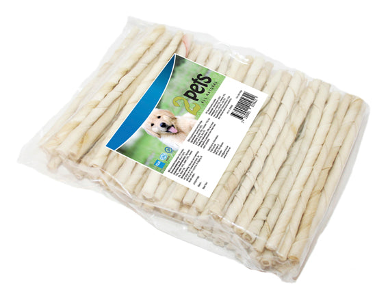 2Pets Tuggpinne Vriden Vit, 100-Pack