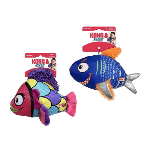 Reefz hundleksak med olika texturer och pip, perfekt för att engagera din hund i lek och tugg.