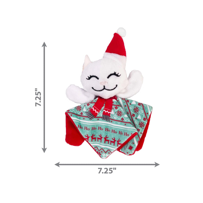 KONG Holiday Crackles Santa Kitty