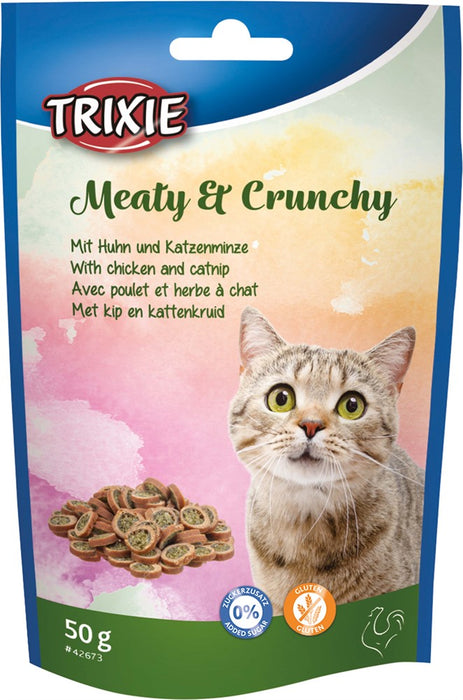 Trixie  Meaty & Crunchy Kyckling & Kattmynta