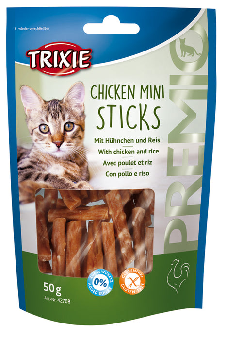 Trixie Premio Katt Mini Sticks Kyckling & Ris