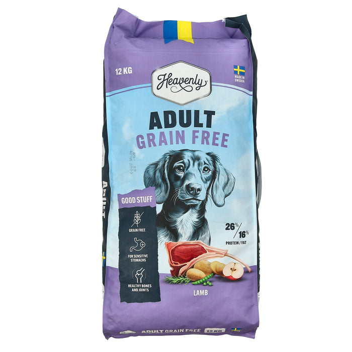 Heavenly Adult Grain Free – Spannmålsfritt svenskt premiumfoder med lamm