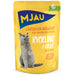 Blötmat i gelé med smak av kyckling för vuxna katter. 100% animaliska proteiner, hög smältbarhet och naturliga ingredienser. Spannmålsfri och utan tillsatt socker. Svensktillverkat.