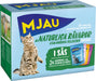 Multipack blötmat för vuxna katter, med bitar i sås och smaker av havsöring, lax, kyckling och oxkött. Svensktillverkad, utan spannmål och tillsatt socker, med hög smaklighet och smältbarhet.