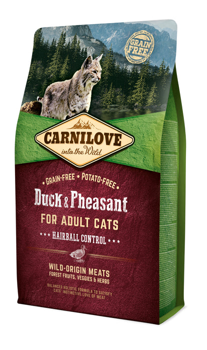 Carnilove Cat Duck & Pheasant Hairball Control