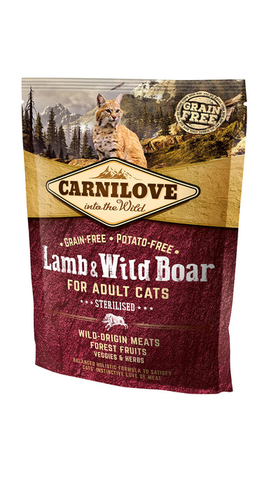 Carnilove Cat Lamb & Wild Boar for Sterilised