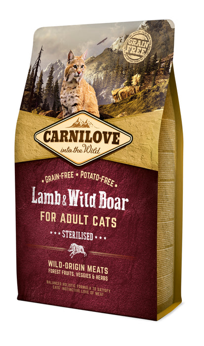 Carnilove Cat Lamb & Wild Boar for Sterilised
