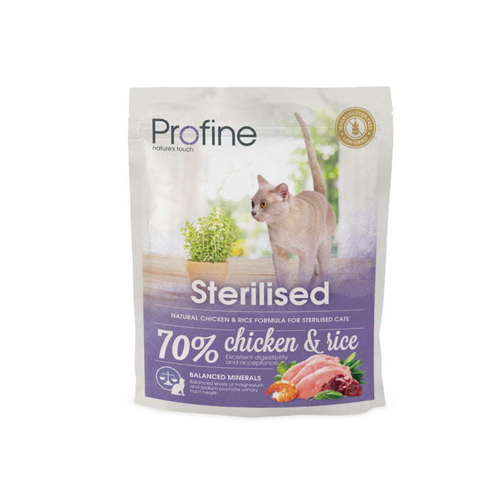Profine Cat Dry Food Sterilised Chicken & Rice
