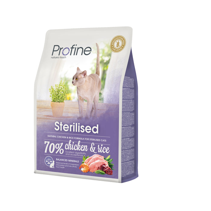 Profine Cat Dry Food Sterilised Chicken & Rice