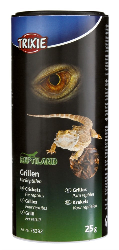 Proteinrik foder för reptiler, perfekt komplement till levande föda. Passar även små däggdjur. Främjar tillväxt, muskelutveckling och allmänhälsa.

