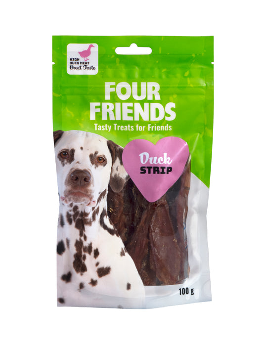 FourFriends Dog Duck Strip 100g 12-pack