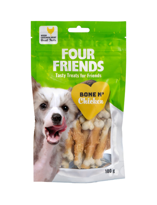 FourFriends Bone N´ Chicken 100g 12-pack