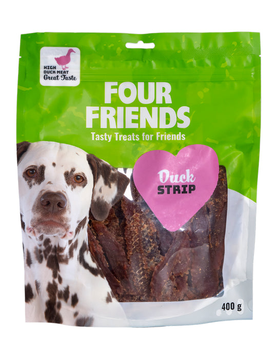 FourFriends Dog Duck Strip 400g 6-pack