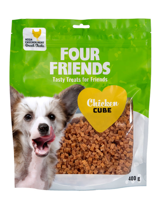 FourFriends Dog Chicken Cube 400g 6-pack