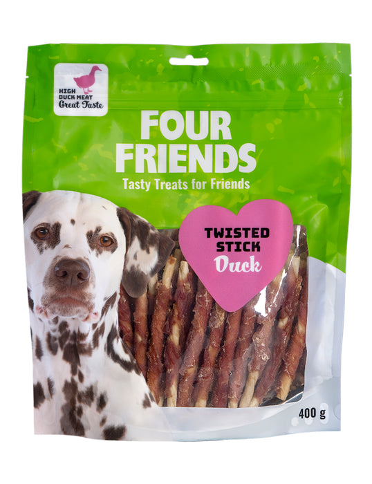 FourFriends Dog Twisted Stick 40st 12,5cm 6-Pack