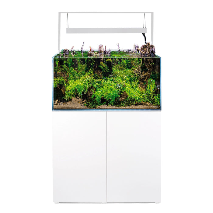 Aquael UltraScape 90 Snow 243 liter - Vitt möbelakvarium
