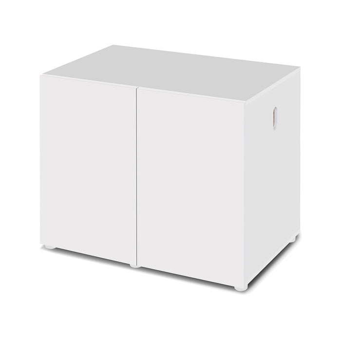 Aquael UltraScape 90 Snow 243 liter - Vitt möbelakvarium