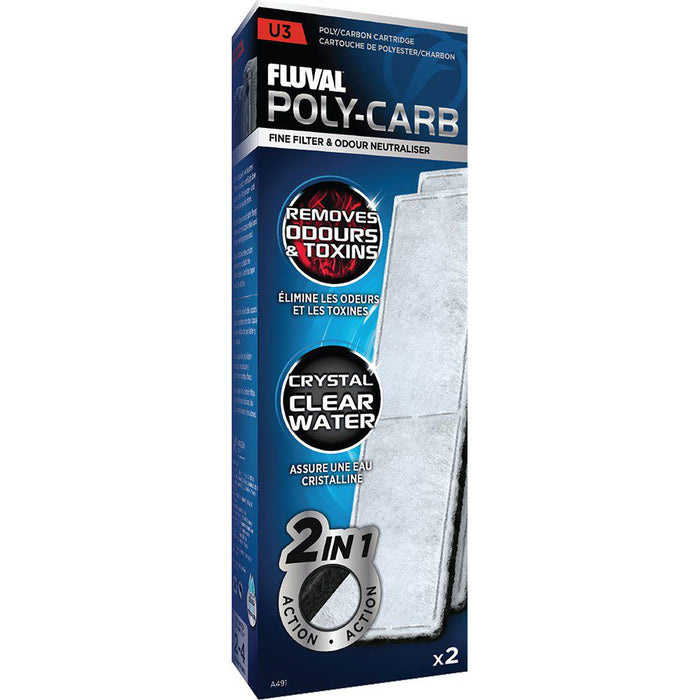 Kol/polyester Filterpatron Fluval U