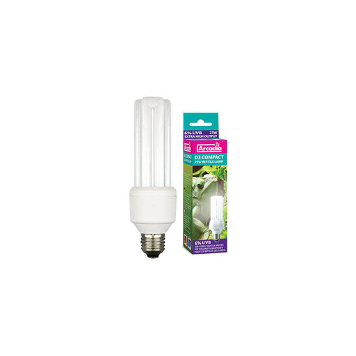 Lysrörslampa Arcadia Reptil Uvb 7% Uva 30% E27