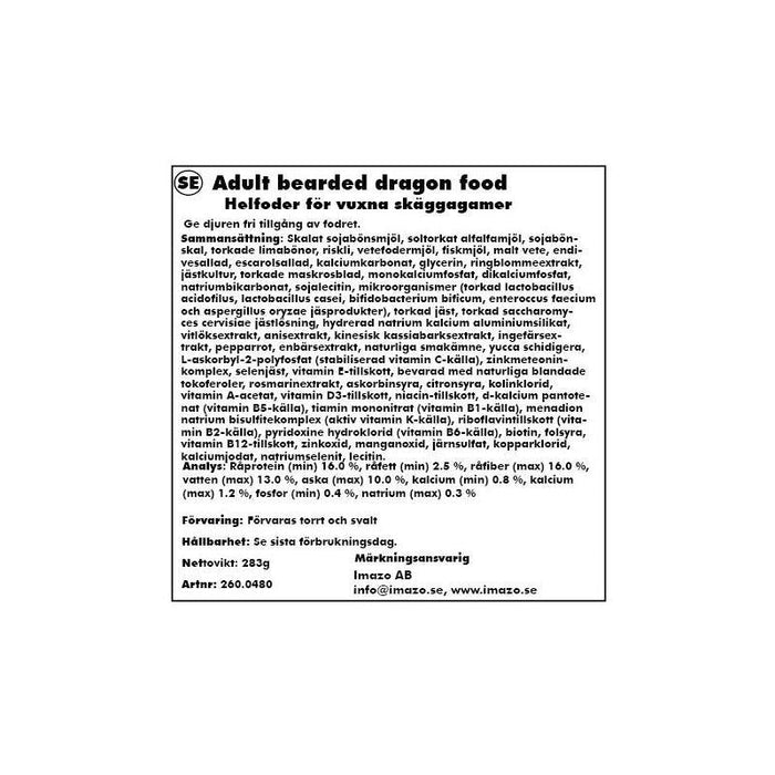 Zoo Med Natural Adult Bearded Dragon Food