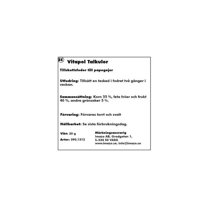 Vitapol Talkulor 20gr 10pack
