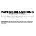 Papegojblandning