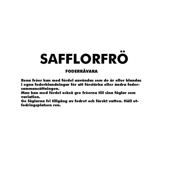 Safflorfrö