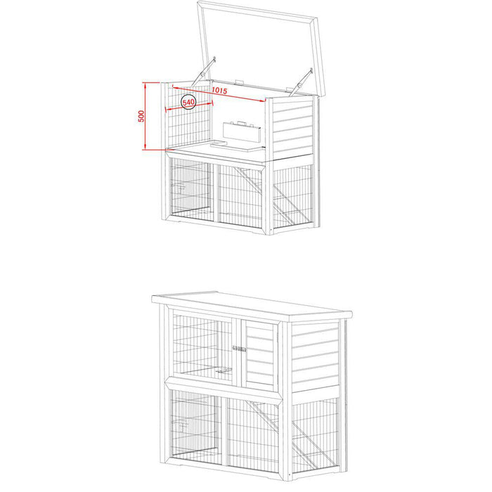 Träbur Ferie Xl 2vån Med Ramp