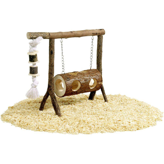 Lekplats Trä Hamster Swing Tunnelgunga