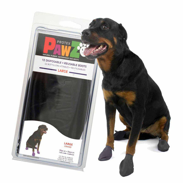 Pawz Dog Boots Black