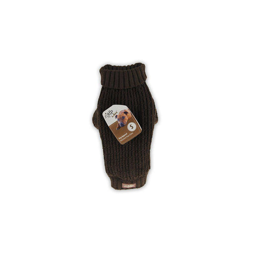 Hundtröja Fishermans Sweater Stickad Brun