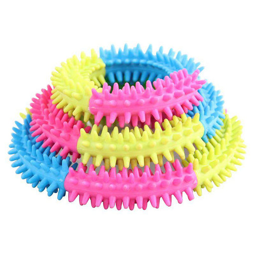Hundleksak Rainbow World Ring