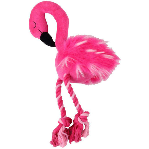 Hundleksak Flamingo