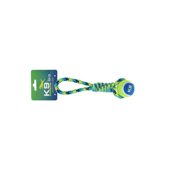 Zs K9 Tennisball Rope Tug With Ball
