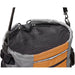 Cykelkorg Nylon Grå/Orange 38x28x27cm Max 7kg
