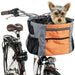 Cykelkorg Nylon Grå/Orange 38x28x27cm Max 7kg