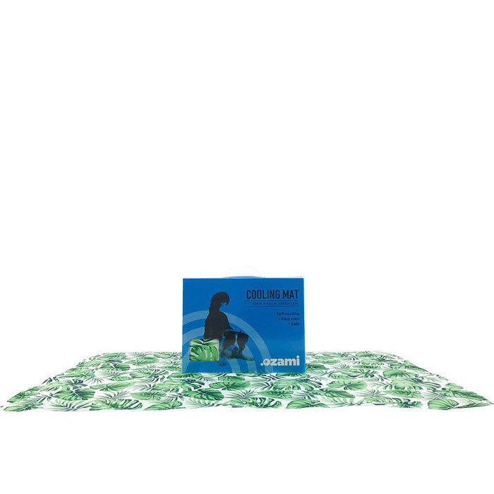 Cooling Mat Green Leaf Ozami