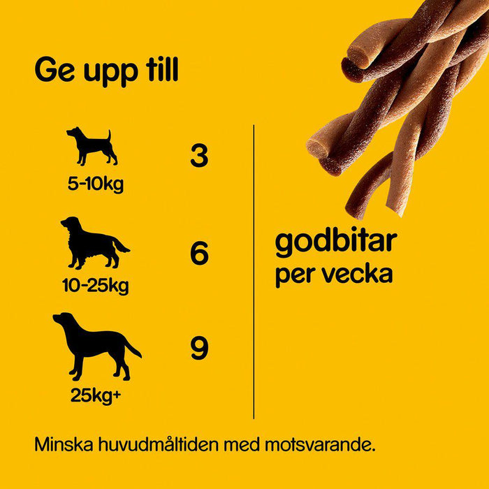 Pedigree Rodeo Oxkött 123g 12-Pack